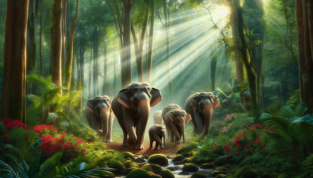 You are currently viewing 32 हाथियों का झुंड पहुँचा बागोडीह गांव ,दीवार तोड किसानों के फसलों को रौंदा