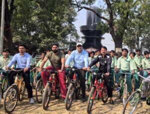 सरिया में झारखंड स्थापना दिवस पर साइकिल रैली का भव्य आयोजन, बीडीओ ललित नारायण तिवारी ने संभाली कमान